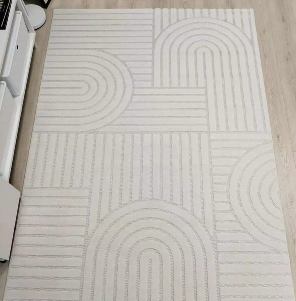 Ковер Radjab Carpet Сканди Сизаль Прямоугольник 10946A / 12199RK