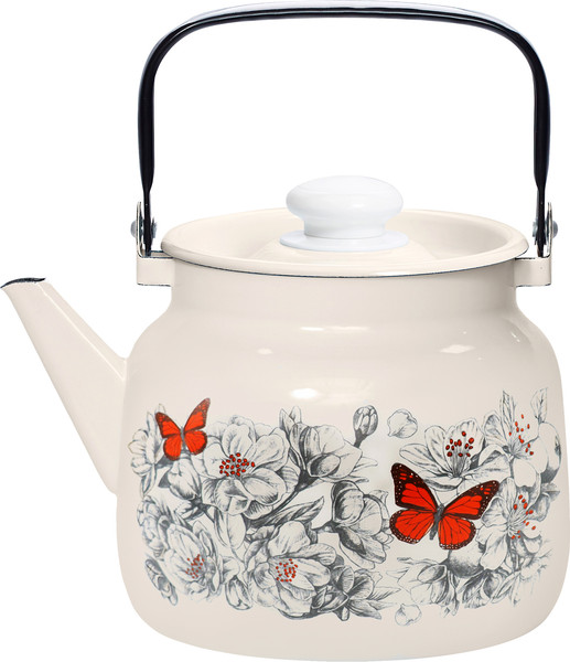 Чайник Лысьвенские эмали Яблоневый цвет 2713П2/4Жм - фото