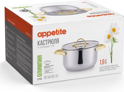 Кастрюля Appetite Олимпия PH18193