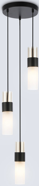 Люстра Ambrella LH55102/3 BK/FR/TI - фото