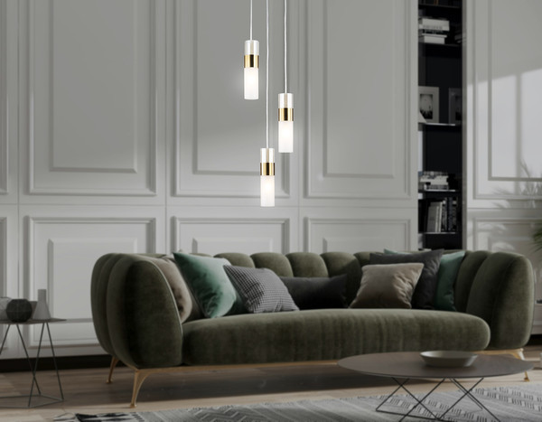 Люстра Ambrella LH55112/3 BS/FR/TI