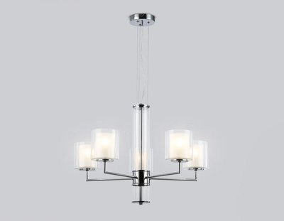 Люстра Ambrella LH56001/5 СH/FR (хром/белый матовый)