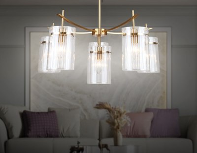 Люстра Ambrella LH56031/5+1 BS/CL