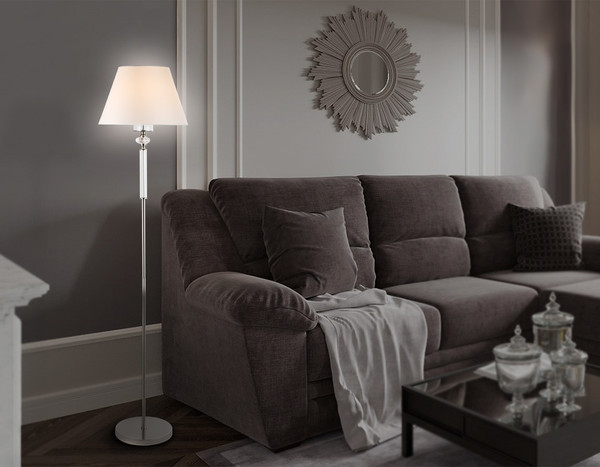 Торшер Ambrella LH71008 BN/WH