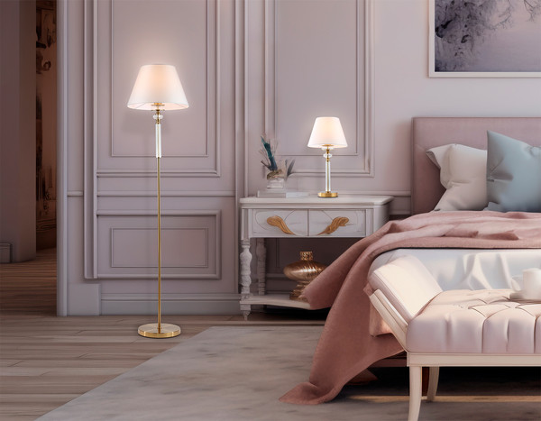 Торшер Ambrella LH71028 BS/WH