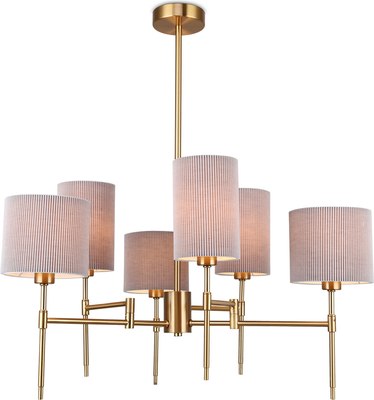 Люстра Ambrella LH72381/6 BS/GR (латунь/серый) - фото