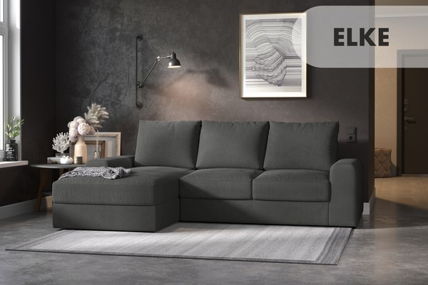 Диван угловой Mio Tesoro Elke Левый