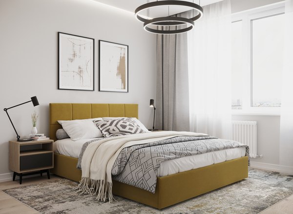 Двуспальная кровать Moon Family 1261 / MF012020