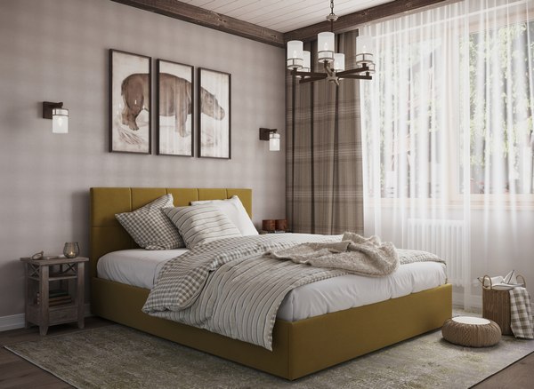 Двуспальная кровать Moon Family 1261 / MF012020