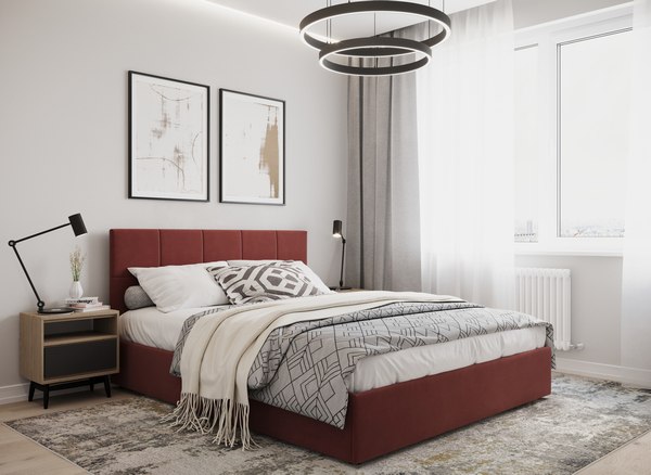 Двуспальная кровать Moon Family 1261 / MF011930