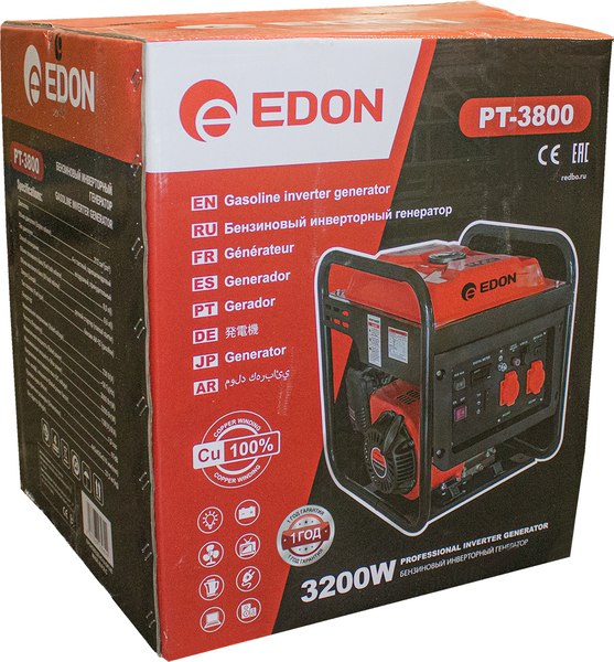 Инверторный генератор Edon PT-3800 / 30290
