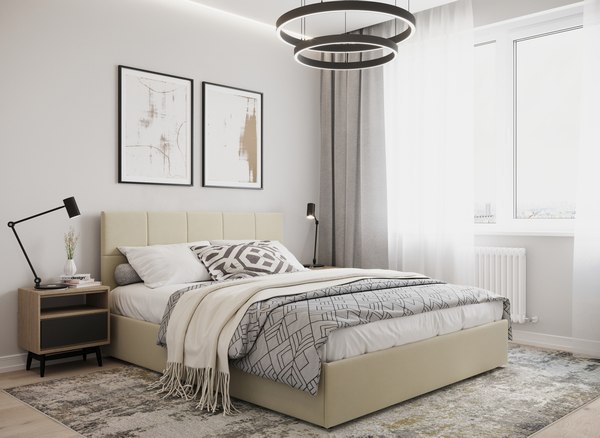 Двуспальная кровать Moon Family 1261 / MF011840