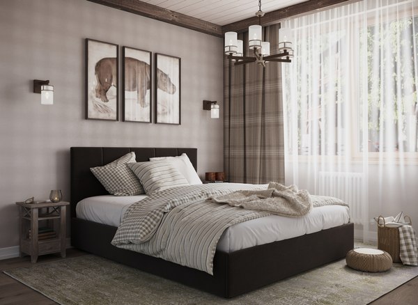 Двуспальная кровать Moon Family 1261 / MF011890