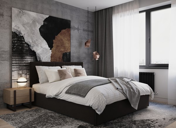 Двуспальная кровать Moon Family 1261 / MF011890