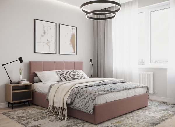 Двуспальная кровать Moon Family 1261 / MF012151