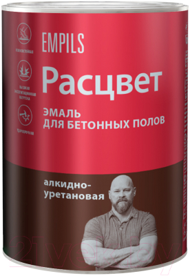 Эмаль Расцвет Для бетонных полов - фото