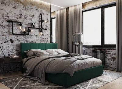 Двуспальная кровать Moon Family 1261 / MF012002