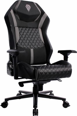 Кресло геймерское Brabix GM-160 / 532952 (черный/серый) - фото