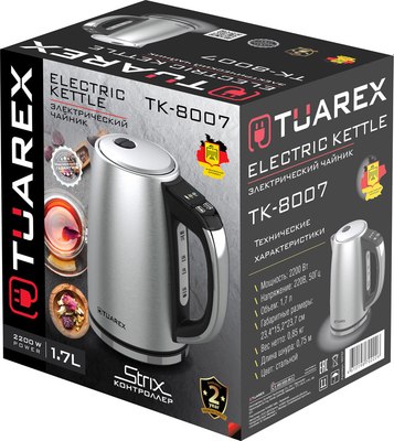 Электрочайник Tuarex TK-8007 (стальной)