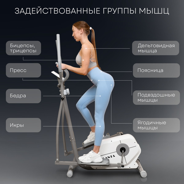 Эллиптический тренажер PLANTA FD-E900