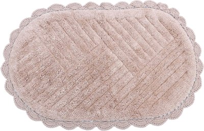 Коврик для ванной Sofi de Marko Emma Кружевной 60x100 / КВ-ЭМ-5-60х100 - фото