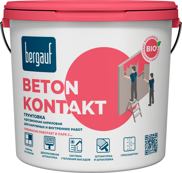 Грунтовка Bergauf Beton Kontakt - фото