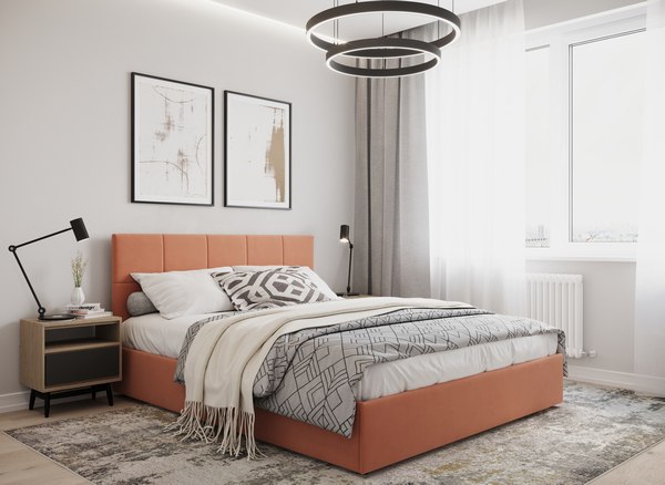 Двуспальная кровать Moon Family 1261 / MF012163