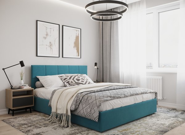 Двуспальная кровать Moon Family 1261 / MF012113