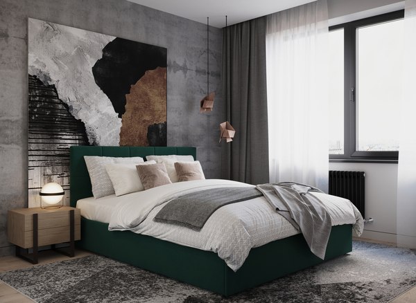 Двуспальная кровать Moon Family 1261 / MF012003