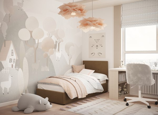 Односпальная кровать Moon Family 1261 / MF011904