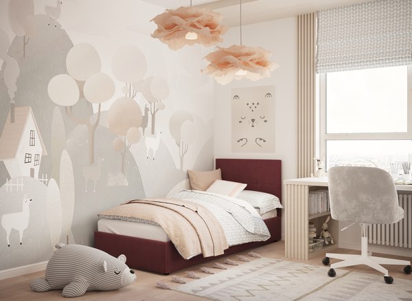 Односпальная кровать Moon Family 1261 / MF012084