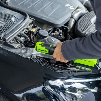 Аккумуляторная трещотка Greenworks GD24RW / 3804007