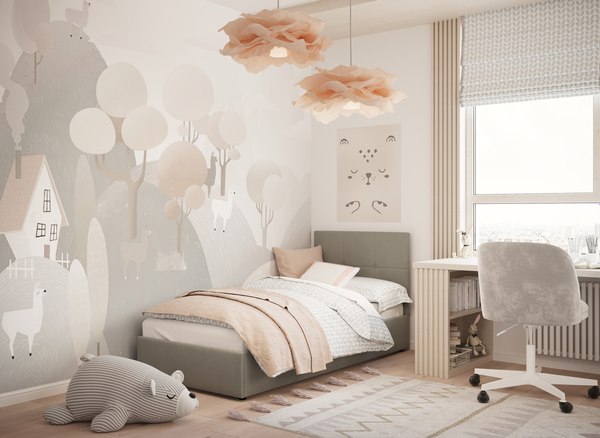 Односпальная кровать Moon Family 1261 / MF012074