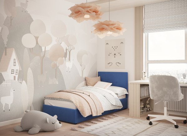 Односпальная кровать Moon Family 1261 / MF012094