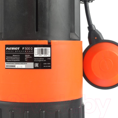 Дренажный насос PATRIOT F 500 D