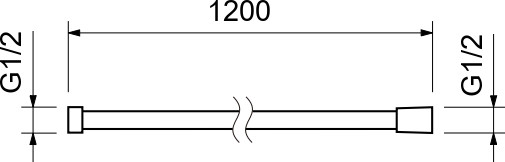 Душевой шланг Aquatek AQ2103BGM