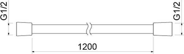 Душевой шланг Aquatek AQ2104BGM