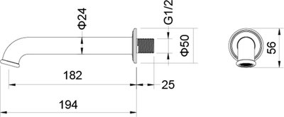 Излив Aquatek Классик AQ1541MB