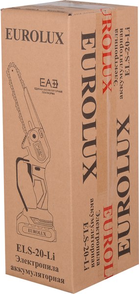 Пила цепная аккумуляторная EUROLUX ELS-20-Li (70/10/56)