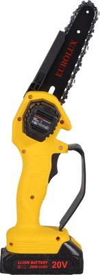 Пила цепная аккумуляторная EUROLUX ELS-20-Li-2К (70/10/55) - фото