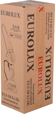 Пила цепная аккумуляторная EUROLUX ELS-20-Li-2К (70/10/55)