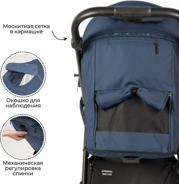 Детская прогулочная коляска Bubago Model Bass Light / BG 137-1 