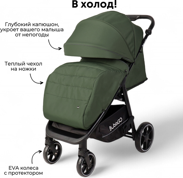 Детская прогулочная коляска Bubago Model Bass Light / BG 137-2