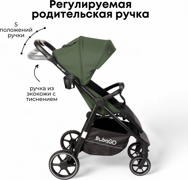 Детская прогулочная коляска Bubago Model Bass Light / BG 137-2