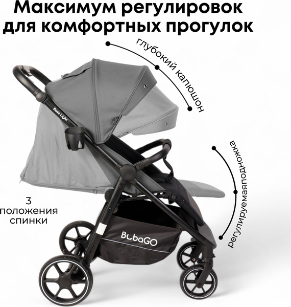 Детская прогулочная коляска Bubago Model Bass Light / BG 137-3