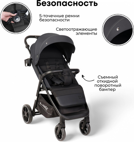 Детская прогулочная коляска Bubago Model Bass Light / BG 137-4 