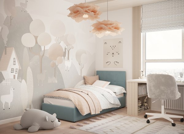 Односпальная кровать Moon Family 1261 / MF011974