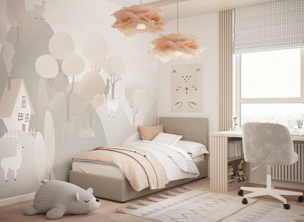 Односпальная кровать Moon Family 1261 / MF012034