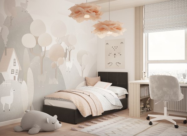 Односпальная кровать Moon Family 1261 / MF012124