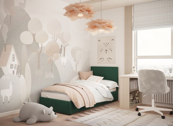 Односпальная кровать Moon Family 1261 / MF012005